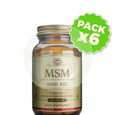 Pack 6x MSM 60 Cápsulas Solgar
