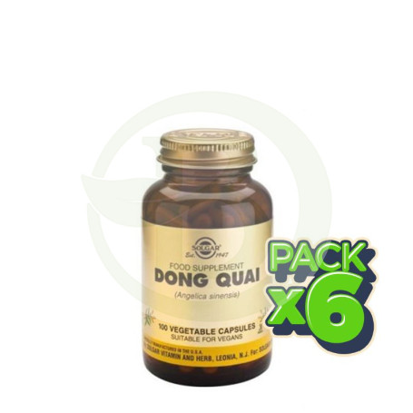 Pack 6x Dong Quai 100 Cápsulas Solgar