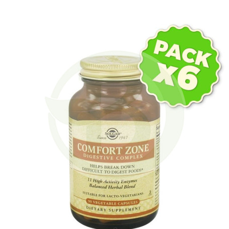 Pack 6x Comfort Zone Complex 90 Cápsulas Solgar
