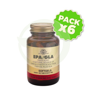 Pack 6x EPA/GLA Una al Dís 60 Cápsulas Solgar