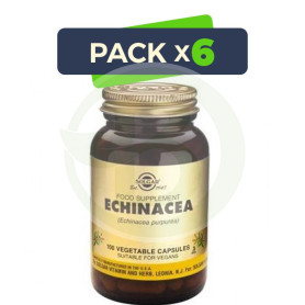 Pack 6x Equinácea 100 Cápsulas Solgar