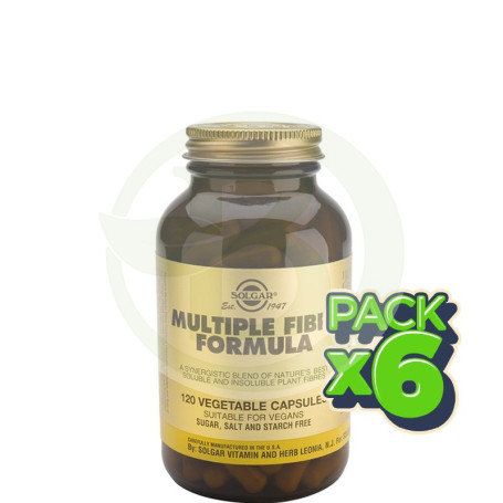 Pack 6x Fórmula Fibra Múltiple 120 Cápsulas Solgar