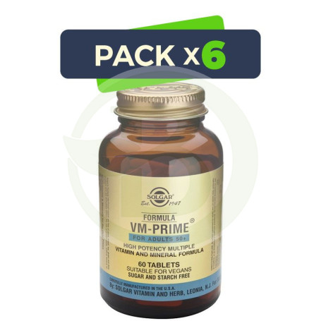 Pack 6x Fórmula VM Prime 60 Cápsulas Solgar