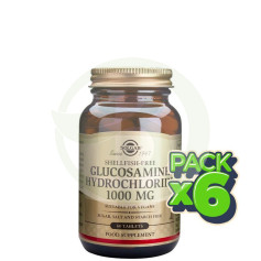 Pack 6x Glucosamina Clorhidrato 60 Cápsulas Solgar