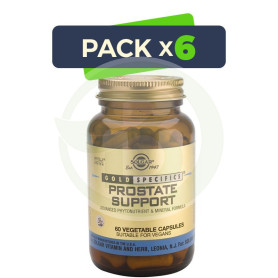 Pack 6x GS Prostate Support 60 Cápsulas Solgar