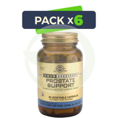 Pack 6x GS Prostate Support 60 Cápsulas Solgar