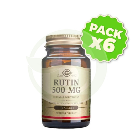 Pack 6x RUTINA 50 CAPSULAS SOLGAR