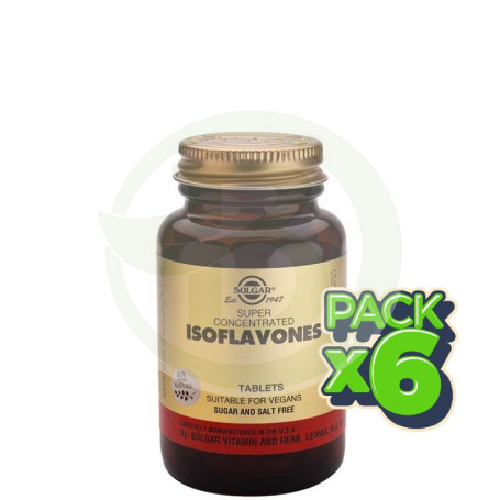 Pack 6x Super Concentrado de Soja 60 Cápsulas Solgar