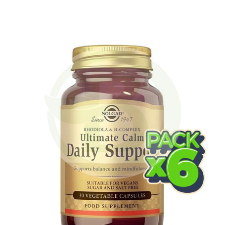 Pack 6x Ultimate Calma Diaria 30 Cápsulas Solgar