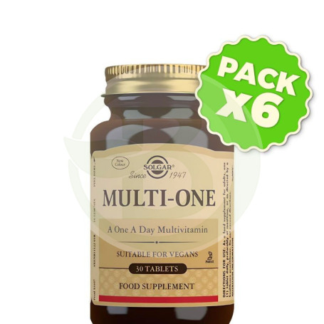 Pack 6x Multi-L 30 Comprimidos Solgar