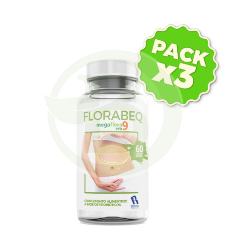 Pack 3x Florabeq 60 Cápsulas Bequisa
