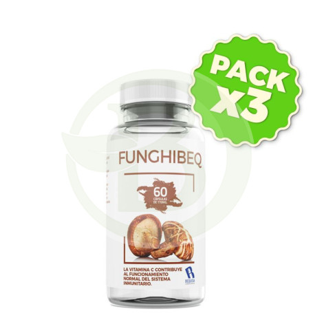 Pack 3x Funghibeq 60 Cápsulas Bequisa