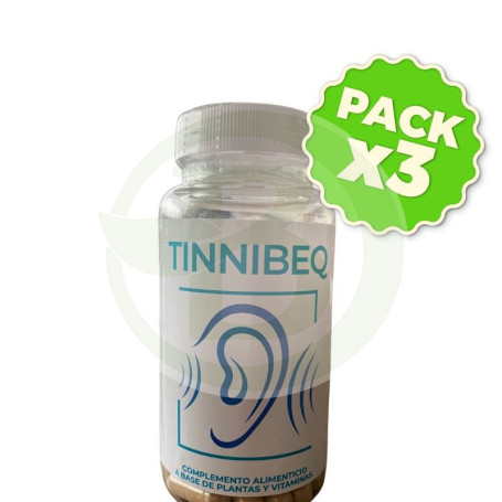 Pack 3x Tinnibeq 60 Capsulas Bequisa