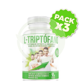 Pack 3x L-Triptófano 60 Comprimidos Bequisa