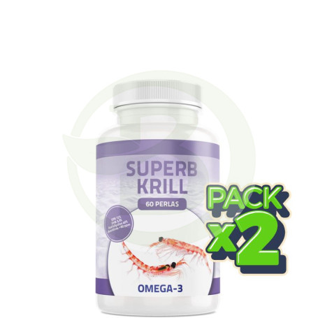 Pack 2x Superb Krill 60 Perlas Bequisa