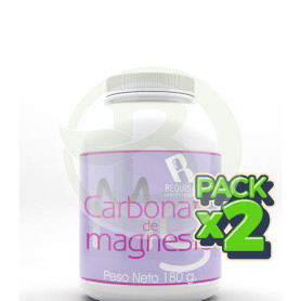 Pack 2x Carbonato De Magnesio 180Gr. Bequisa