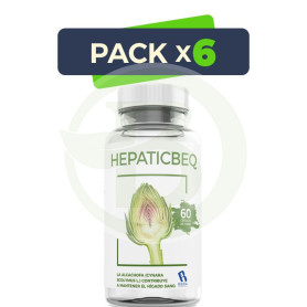 Pack 6x Hepatibeq 60 Cápsulas Bequisa