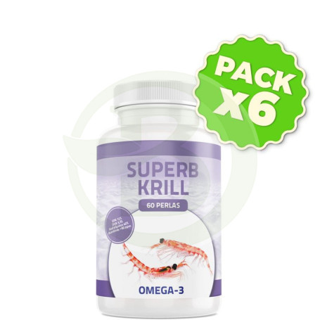 Pack 6x Superb Krill 60 Perlas Bequisa