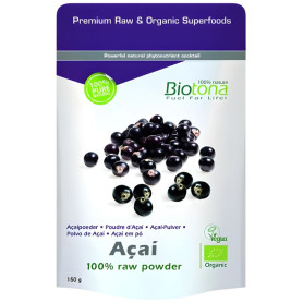 Açaí Crudo en Polvo 150G Biotona