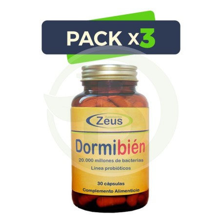 Pack 3x Dormibien 30 Cápsulas Zeus