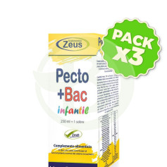 Pack 3x Pecto+Bac Infantil 250Ml Zeus