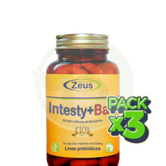 Pack 3x Intesty+Bac 30 Capsulas Zeus