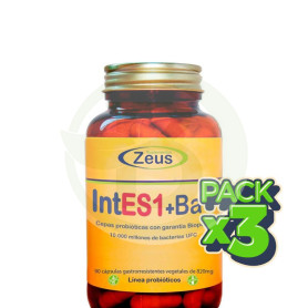Pack 3x Intes1 + Bac 30 Capsulas Zeus