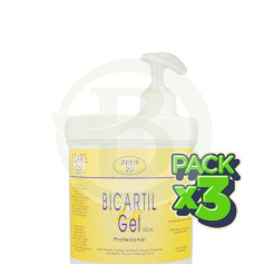 Pack 3x Bicartil Gel 1000Ml Zeus