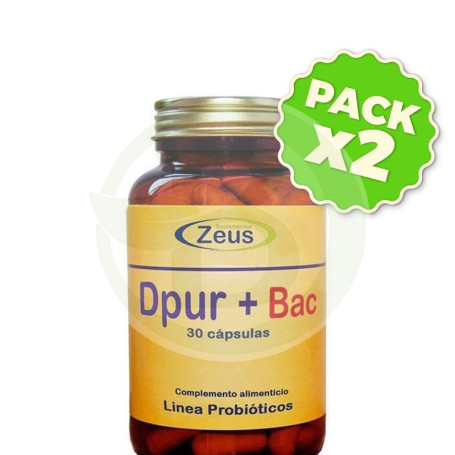 Pack 2x DPUR+BAC 30 Cápsulas Zeus