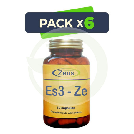 Pack 6x Es-3-Ze 30 Cápsulas Zeus