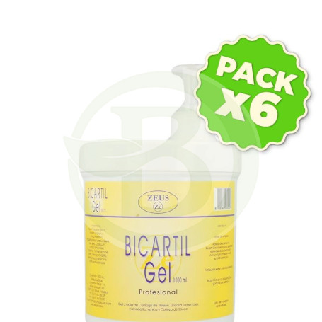 Pack 6x Bicartil Gel 1000Ml Zeus