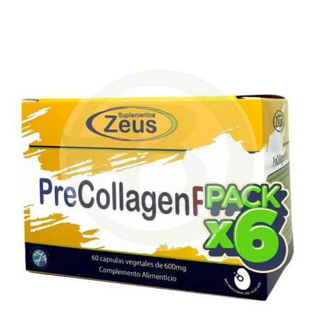 Pack 6x Precollagen-Pro 60 Cápsulas Vegetales Zeus