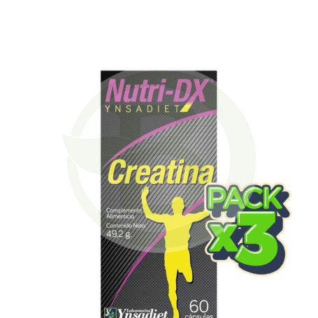 Pack 3x Nutri Dx Creatina 60 Cápsulas Ynsadiet