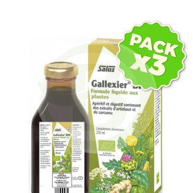 Pack 3x Gallexier Jarabe 250Ml. Salus