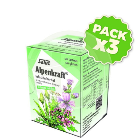 Pack 3x Alpenkraft Infusión Salus