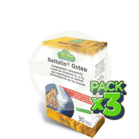 Pack 3x Nattolin Osteo 30 Cápsulas Dr. Dunner