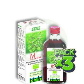 Pack 3x Melisa Jugo 200Ml. Salus