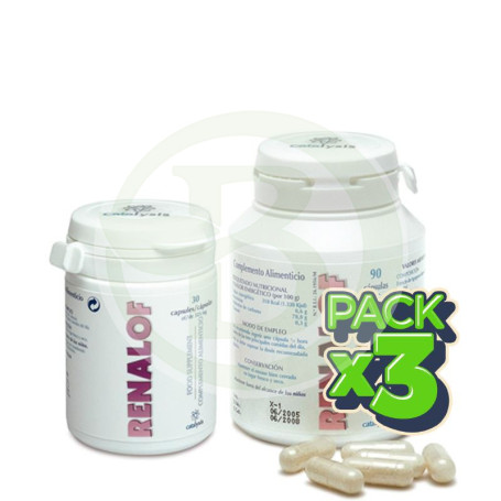 Pack 3x Renalof 90 Cápsulas Catalysis