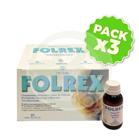 Pack 3x Folrex 15 Viales Catalysis