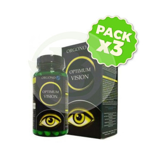Pack 3x Orgono Optimum Visión 60 Cápsulas Silicium
