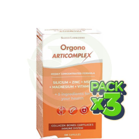 Pack 3x Orgono Articomplex 100 Cápsulas Silicium