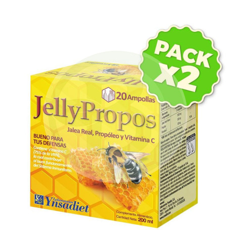 Pack 2x Jelly Propos 1.500Mg. 20 Ampollas Ynsadiet