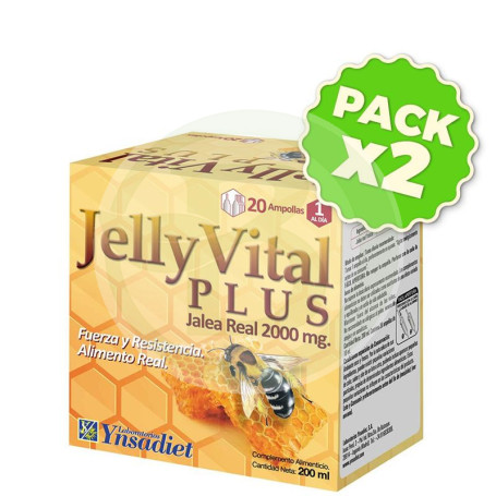 Pack 2x Jelly Vital Plus 2Gr. 20 Ampollas Ynsadiet
