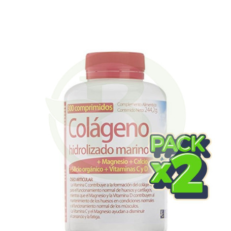 Pack 2x Zentrum Colágeno Hidrolizado 300 Comprimidos Ynsadiet