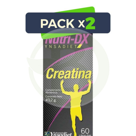 Pack 2x Nutri Dx Creatina 60 Cápsulas Ynsadiet