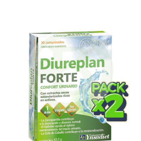Pack 2x Diureplan Forte 30 Comprimidos Ynsadiet