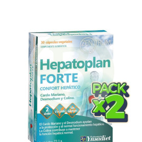Pack 2x Hepatoplan Forte 30 Capsulas Vegetales Ynsadiet