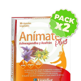 Pack 2x Zentrum Animate Plus 30 Cápsulas Ynsadiet