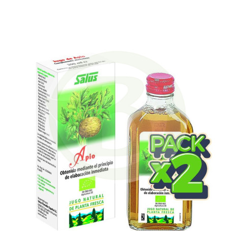 Pack 2x Jugo de Apio 200Ml. Salus