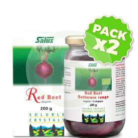 Pack 2x Remolacha Roja en Cristales 200Gr. Salus